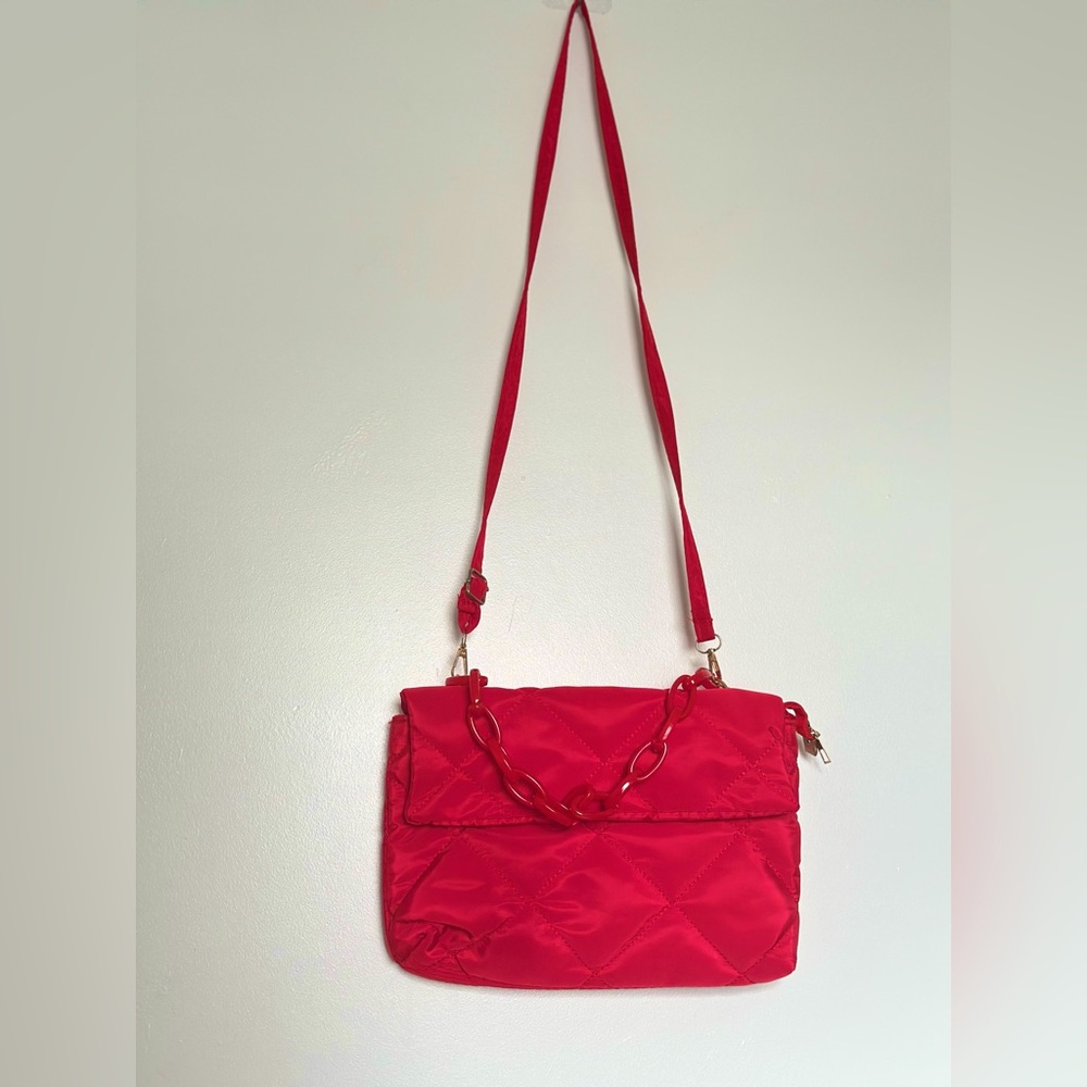 2 Way Crossbody/Clutch Red
